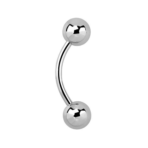 STAINLESS Curved Barbell 1.2x6mm (5)