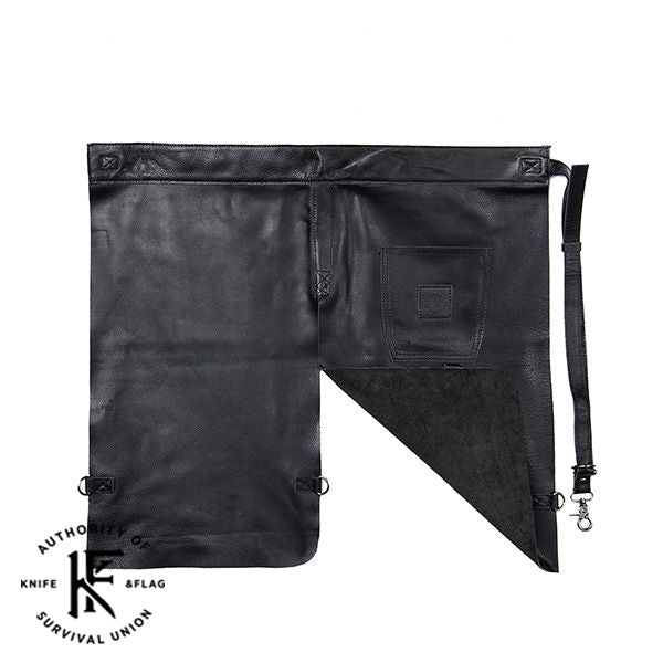 Split Leg Leather Half Apron