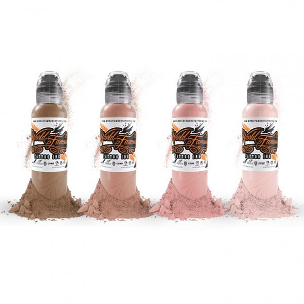 World Famous Ink Pink Skintone (Maks Kornev) Set 4 x 1oz
