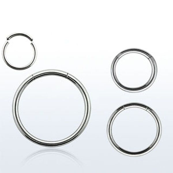 Segment Ring Titanium Single 1.2x8mm