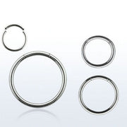 Segment Ring Titanium Single 1.2x8mm