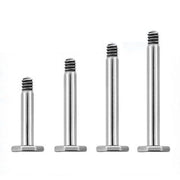 Polished Titanium Labret Bar (10) 1.2x10mm