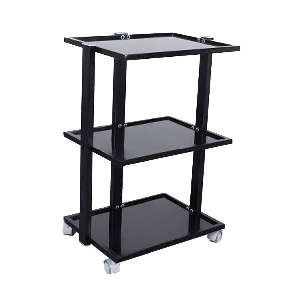 Three Tier Glass Shelved Trolley
