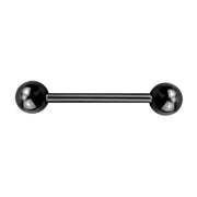 ANODISED TITANIUM Barbell Black (5) 16.x14mm