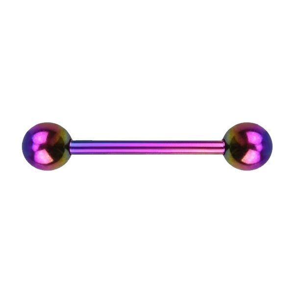 ANODISED TITANIUM Barbell Rainbow (5) 1.6x16mm