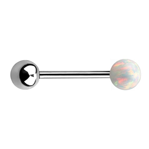 TITANIUM Barbell Clear Opal (1) 1.6x16mm
