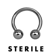 STERILE Titanium Circular Barbell (5) 1.2x12mm