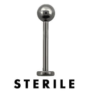 STERILE Titanium Labret Stud (5) 1.2x12mm