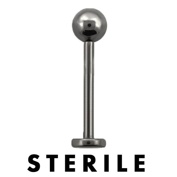 STERILE Titanium Labret Stud (5) 1.2x12mm