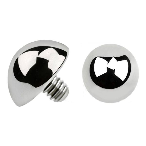 TITANIUM Dermal Top Half Ball (5) 1.2x4mm