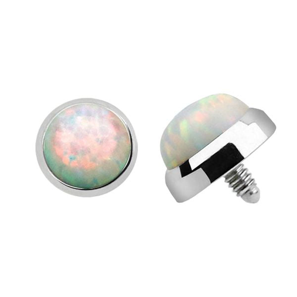 TITANIUM Dermal Top Clear Opal (5) 1.2x5mm