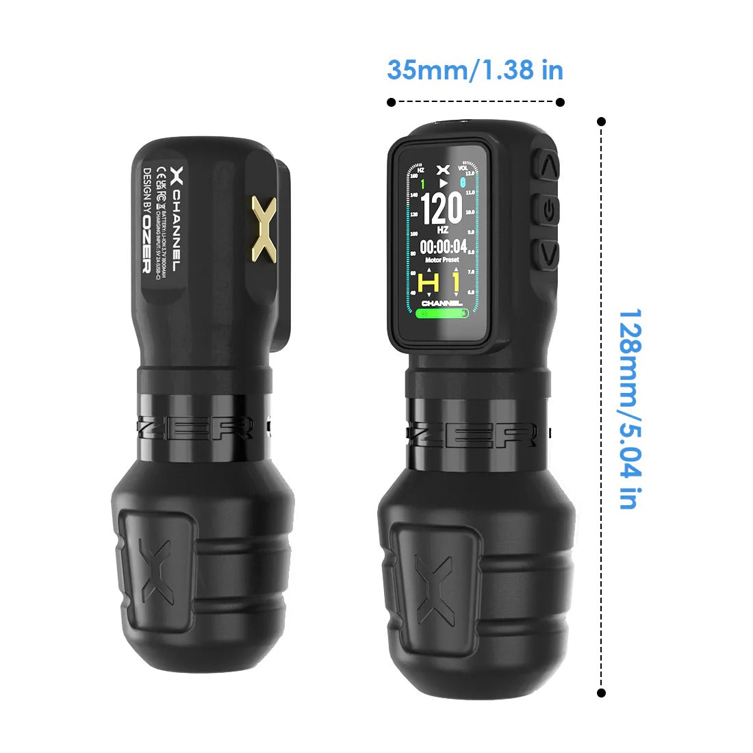 Ozer X Channel Wireless Pen Black 4.2mm