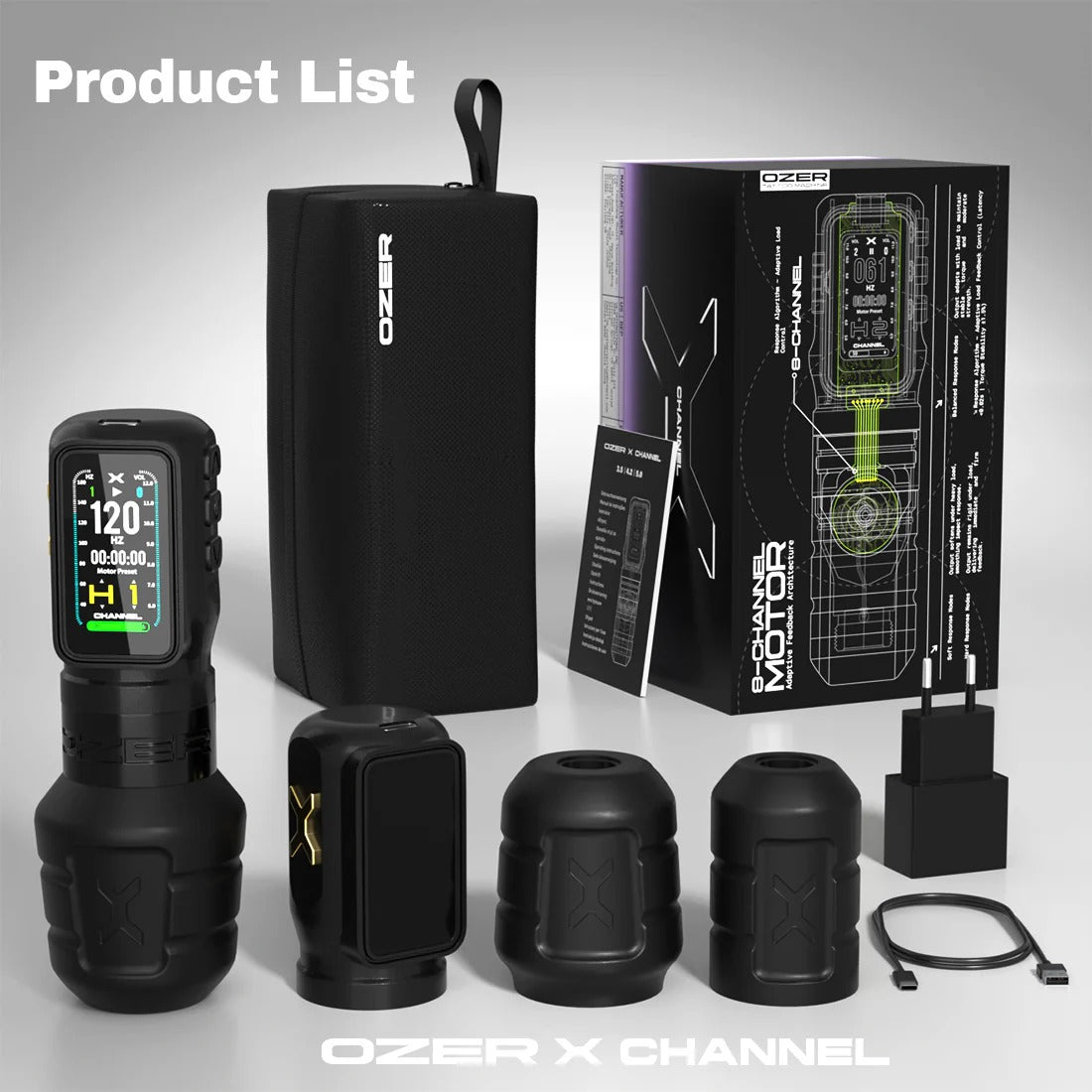 Ozer X Channel Wireless Pen Black 5.0mm