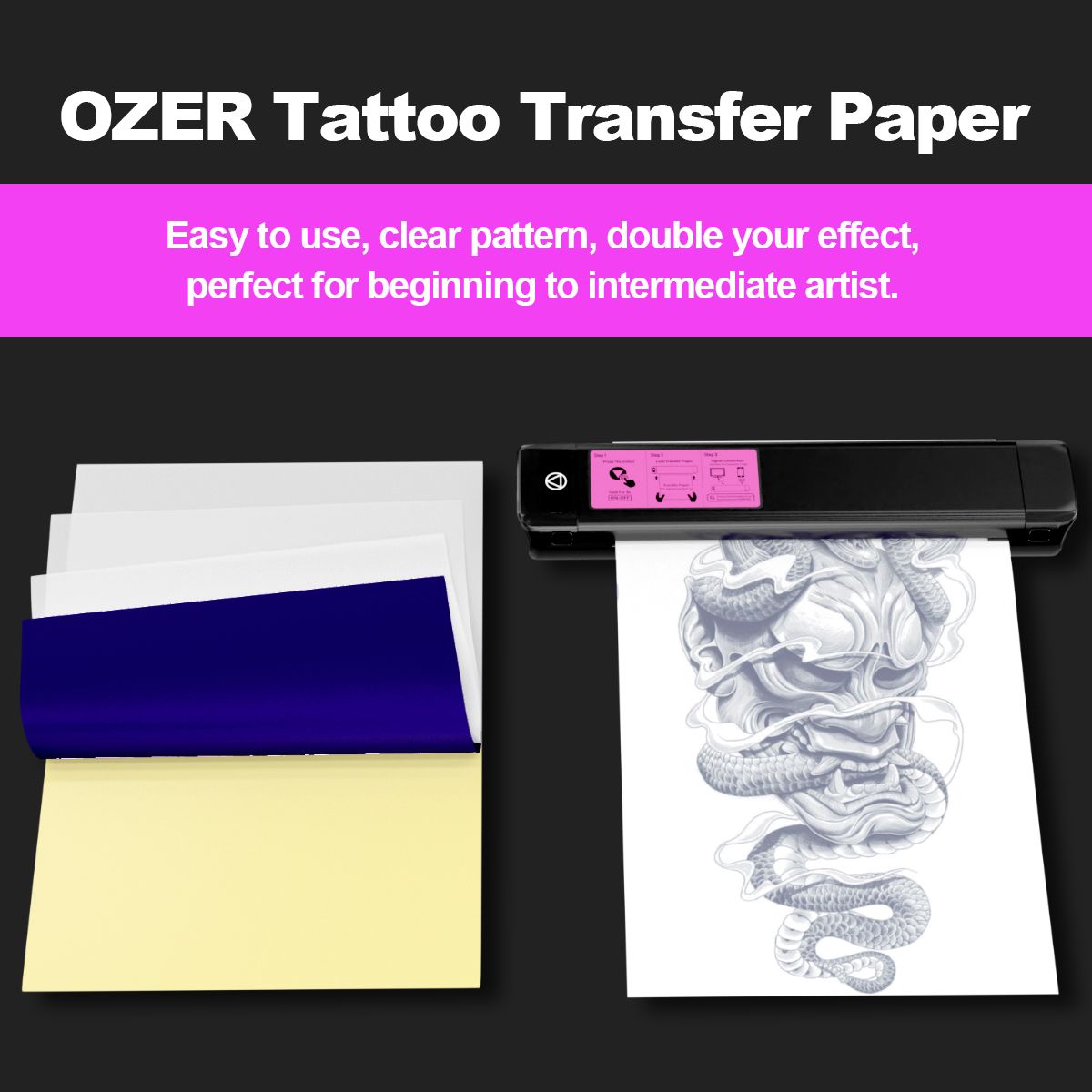 Ozer M Model Stencil Thermal Paper A4 pack 50