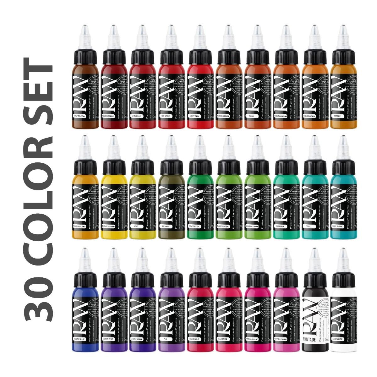 RAW Color 30 x 1oz SET