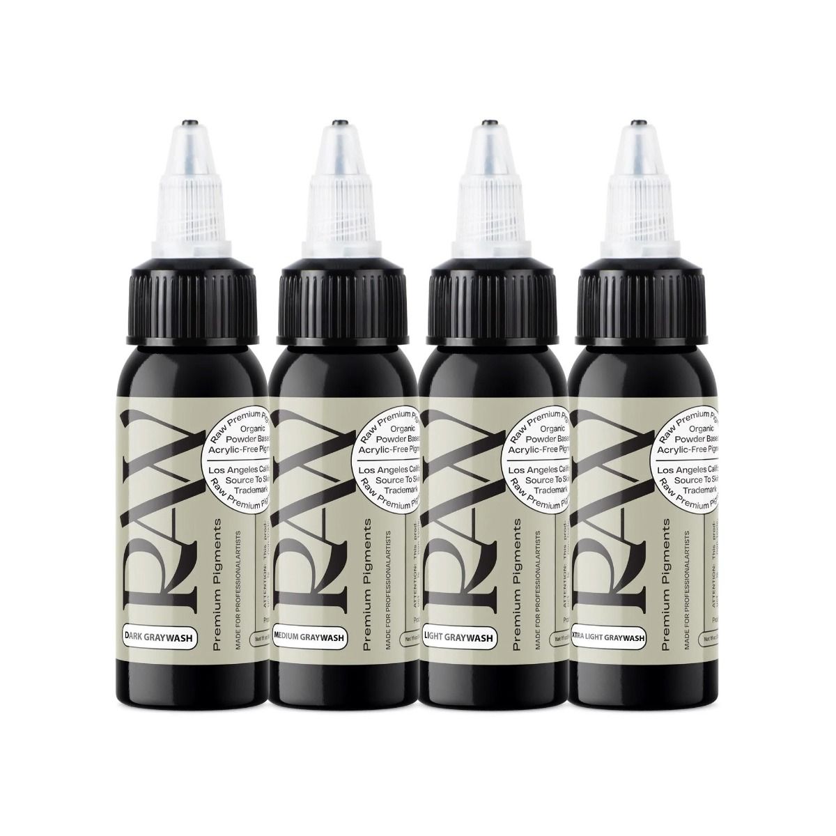 RAW Graywash 4 x 1oz SET