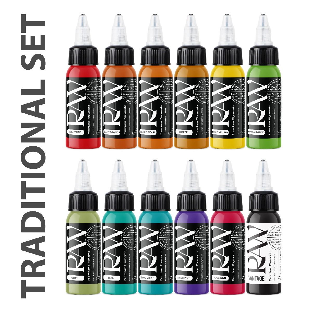RAW Traditional 12 x 1oz SET