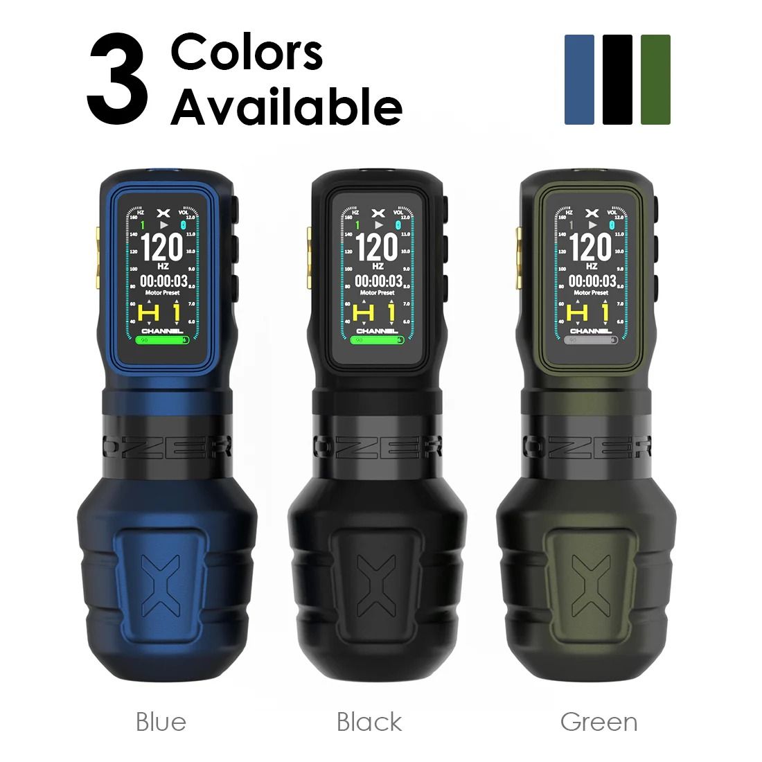 Ozer X Channel Wireless Tattoo Machine 3.5mm