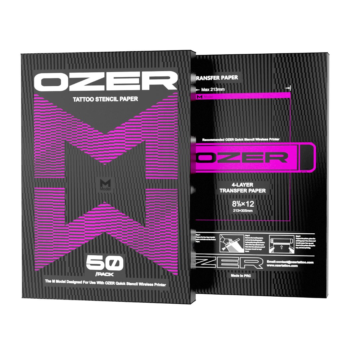 Ozer M Model Stencil Thermal Paper A4 pack 50