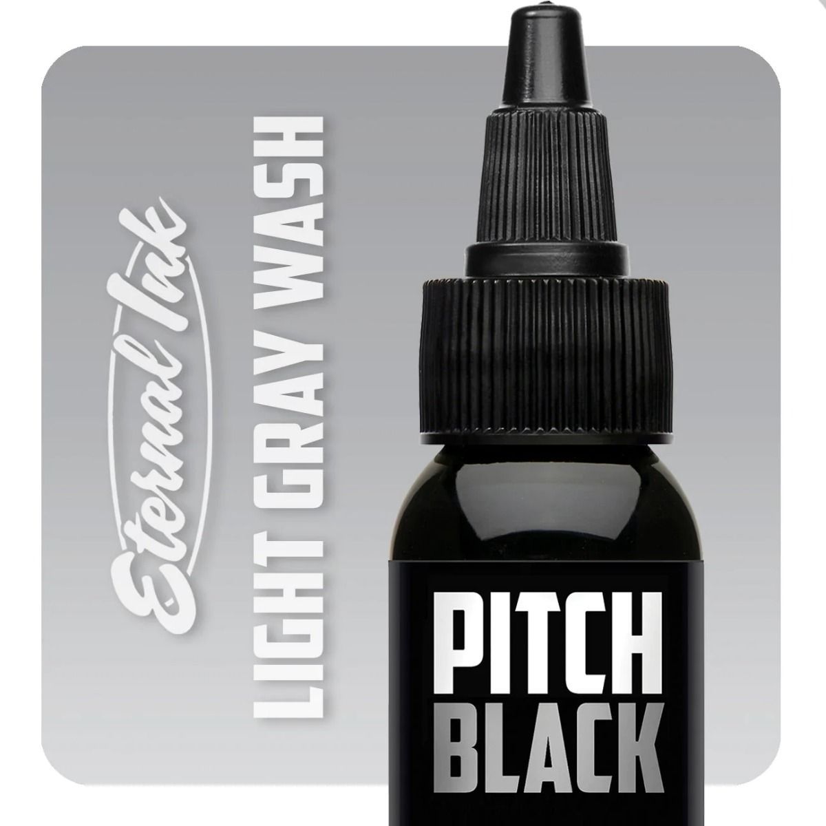 Eternal Ink Pitch Black Light Greywash 2oz
