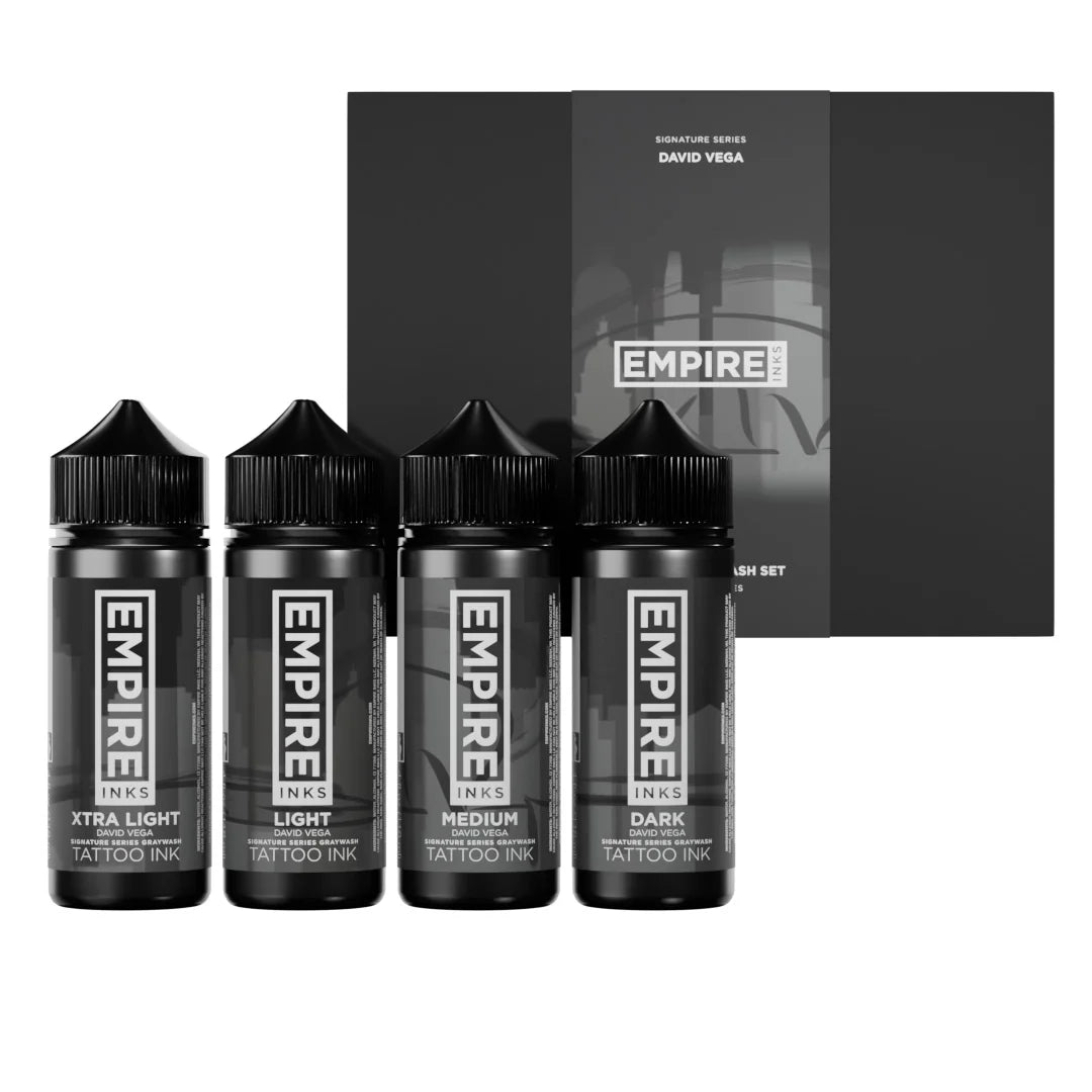 Empire Ink David Vega Signature Series 4oz (Transparent Greys)
