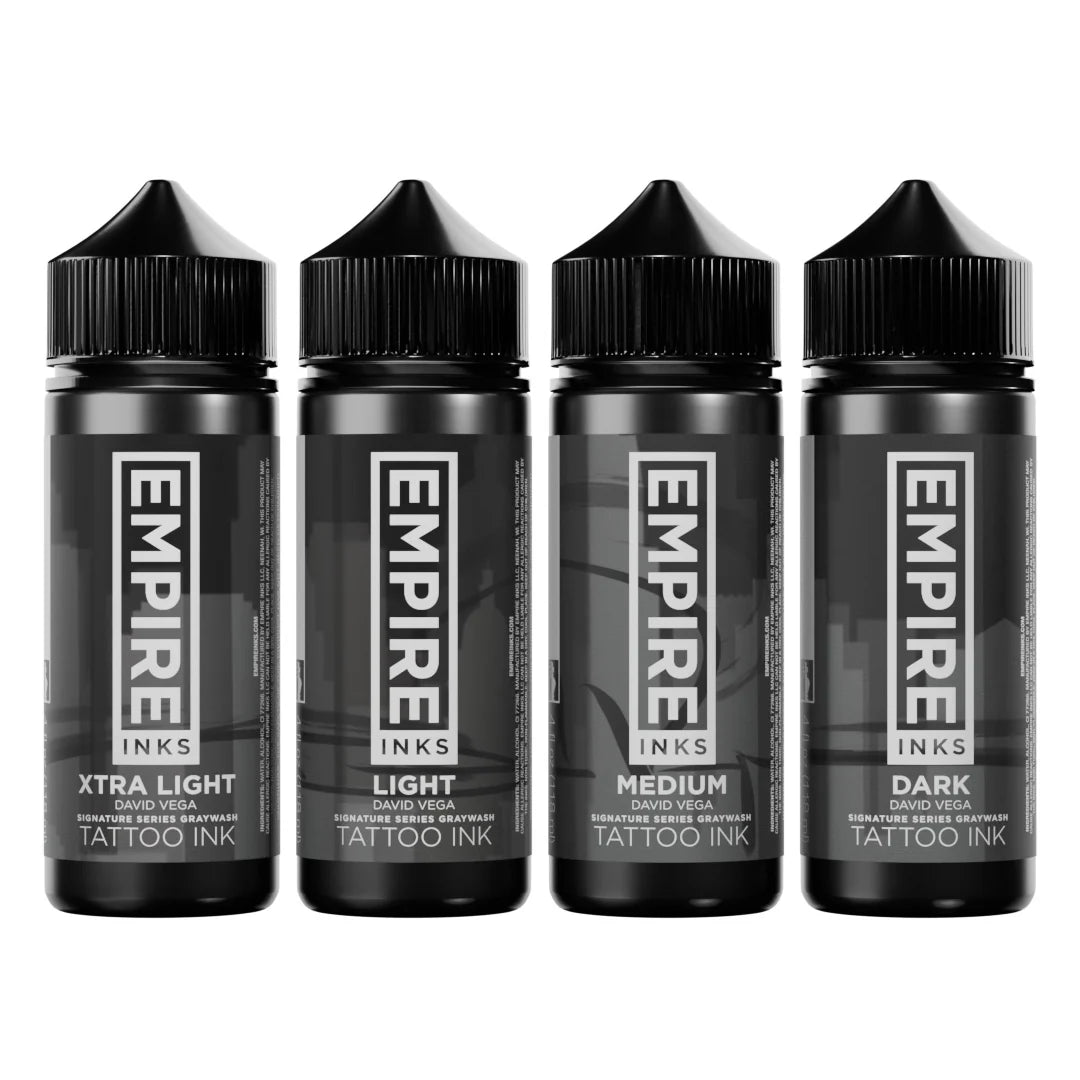 Empire Ink David Vega Signature Series 4oz (Transparent Greys)
