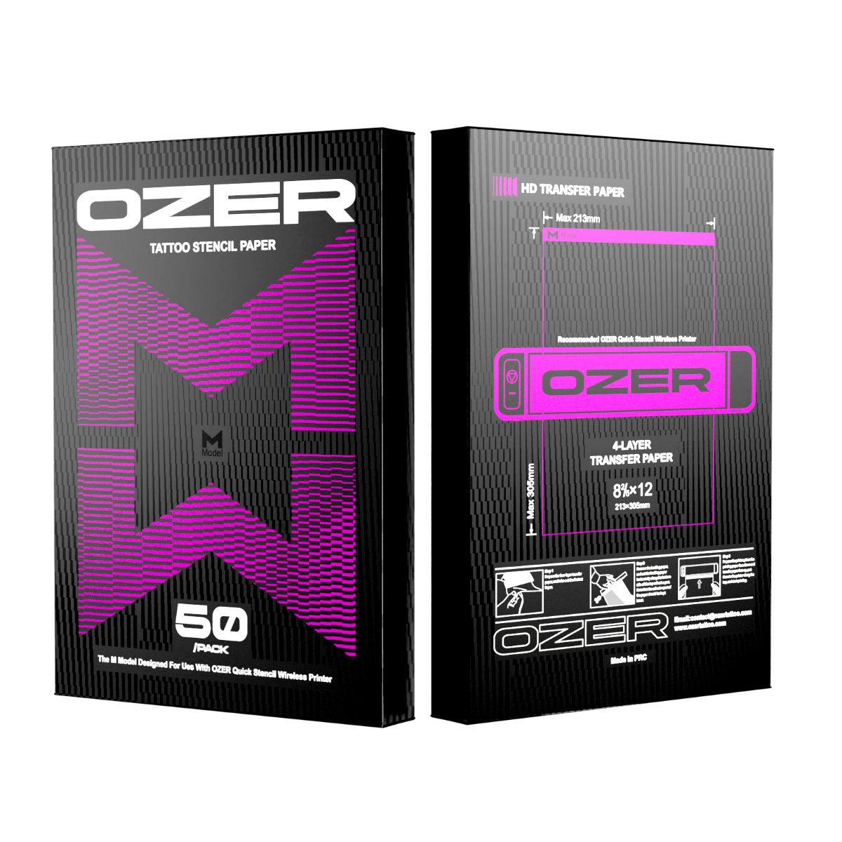 Ozer M Model Stencil Thermal Paper A4 pack 50
