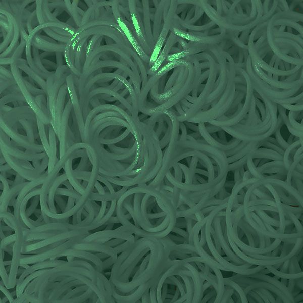 Green Rubber Bands (100)