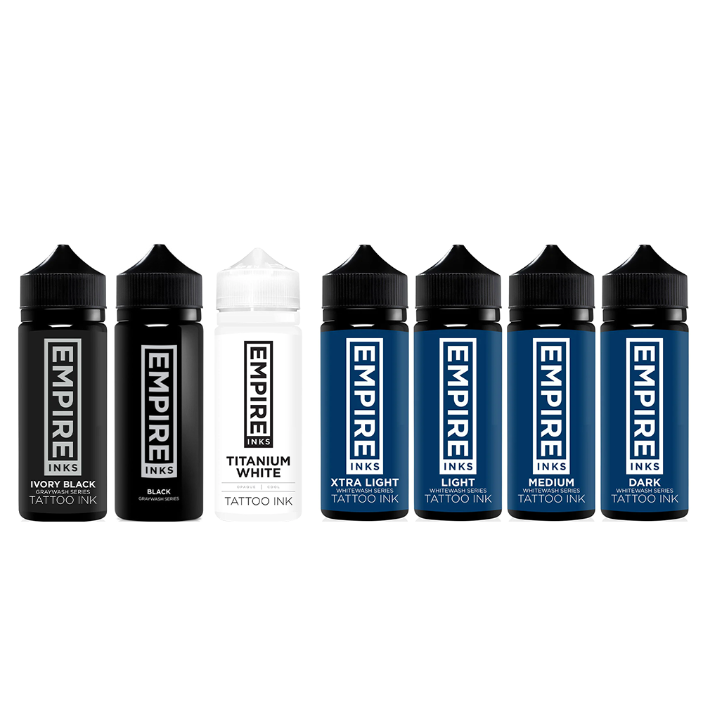 Empire Inks Full Whitewash 7 Bottle Set