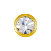 Studex Mini April Crystal Bezel Gold Plated (12)
