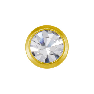 Studex Mini April Crystal Bezel Gold Plated (12)