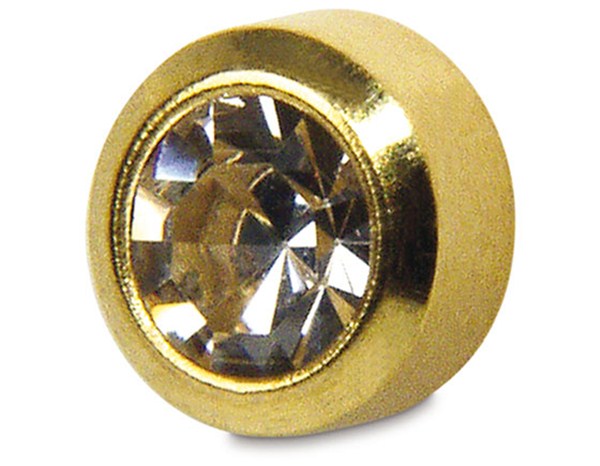 Studex Regular April Crystal Bezel Gold Plated (12)