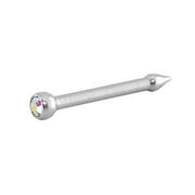 Studex Titanium 1mm Post Nose 2mm Rainbow Crystal (3)