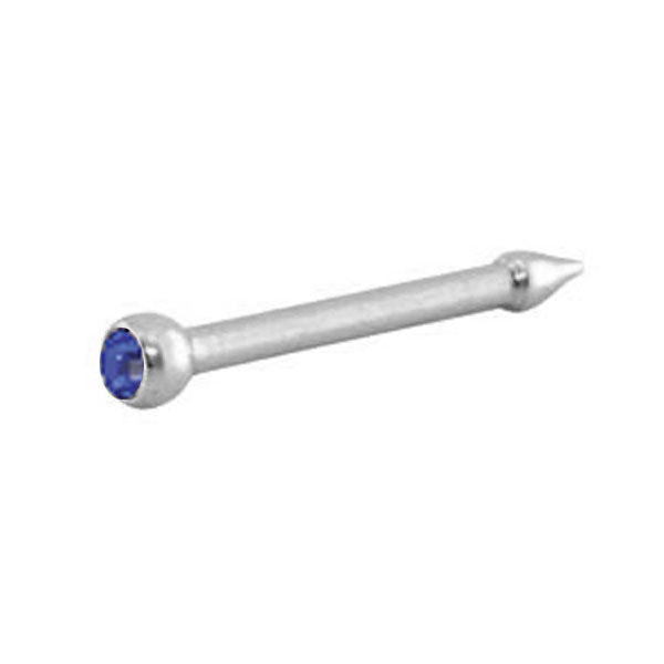 Studex Titanium 1mm Post Nose 2mm Sapphire (3)