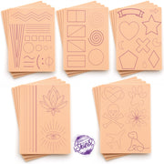 Stencil Skins Beginners Set (5 A5 Sheets)