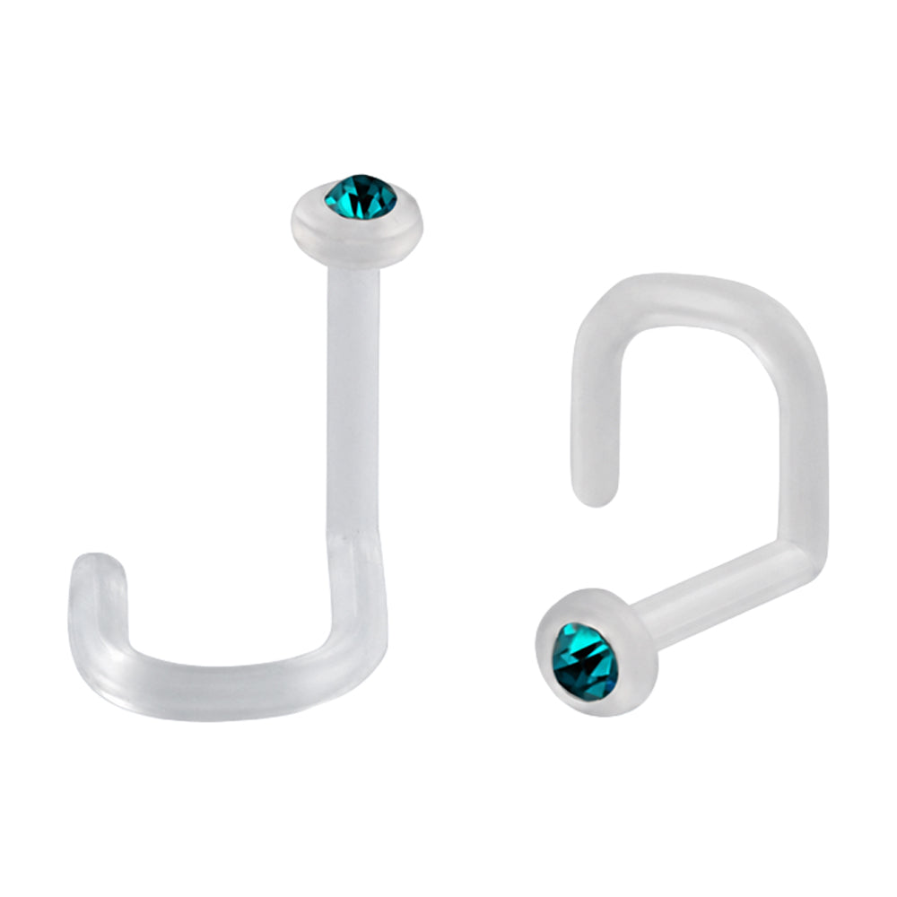 Bio-Flex Nose Screw with Crystal 1mm