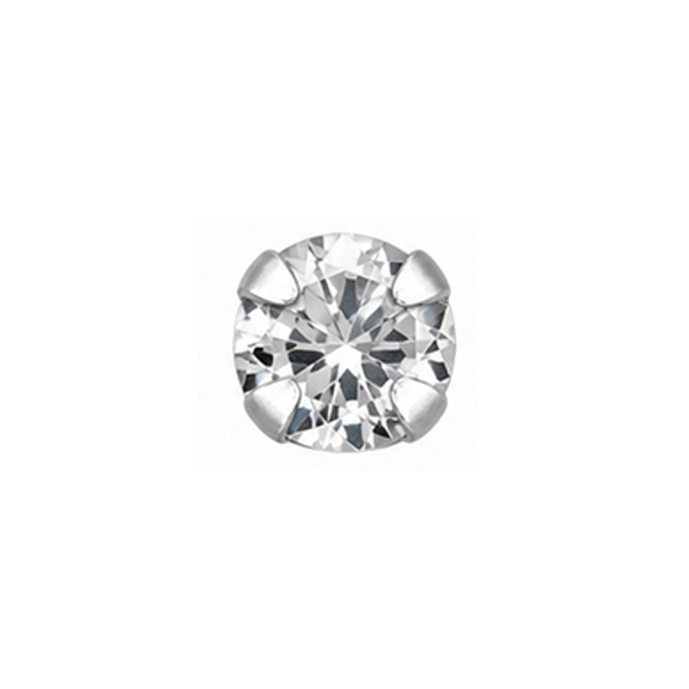 Bio Flex Tragus Labret with CZ Crystal 1.2mm