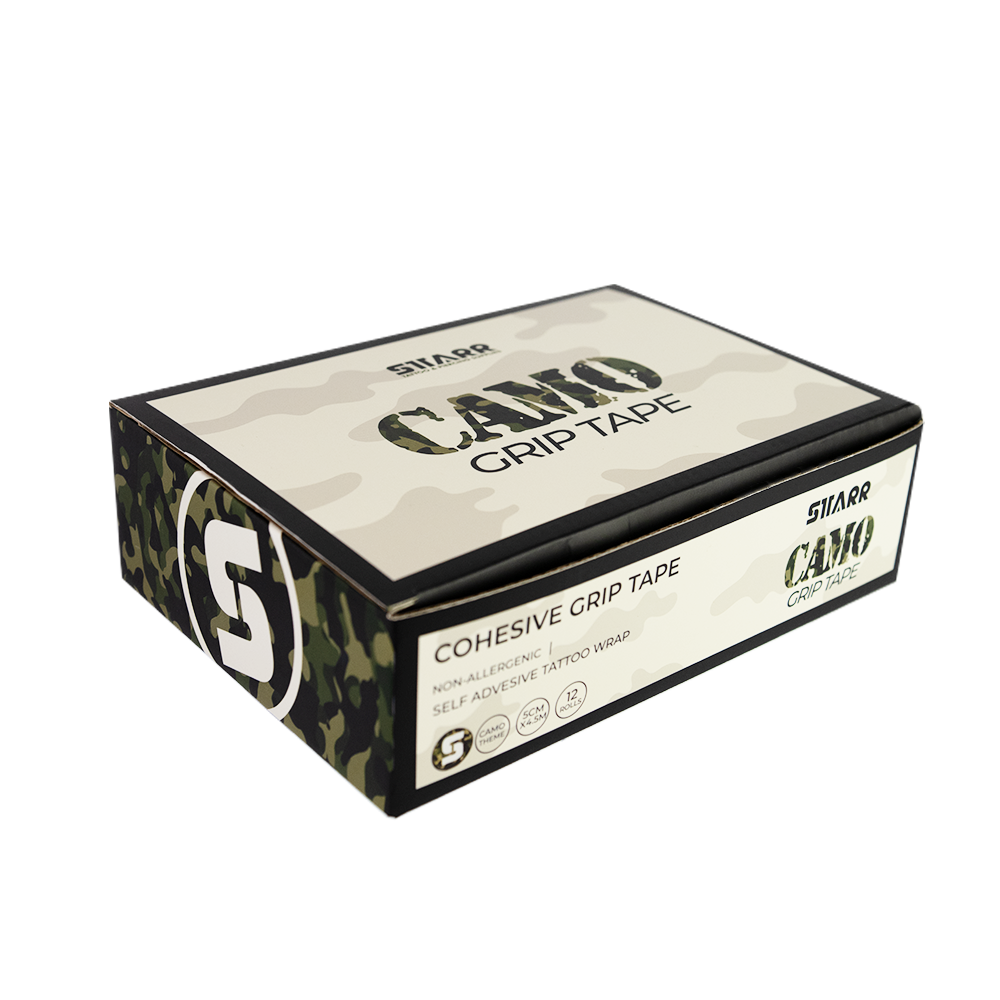 Starr Cohesive Grip Wrap 5cm x 4.5m Camouflage (12)