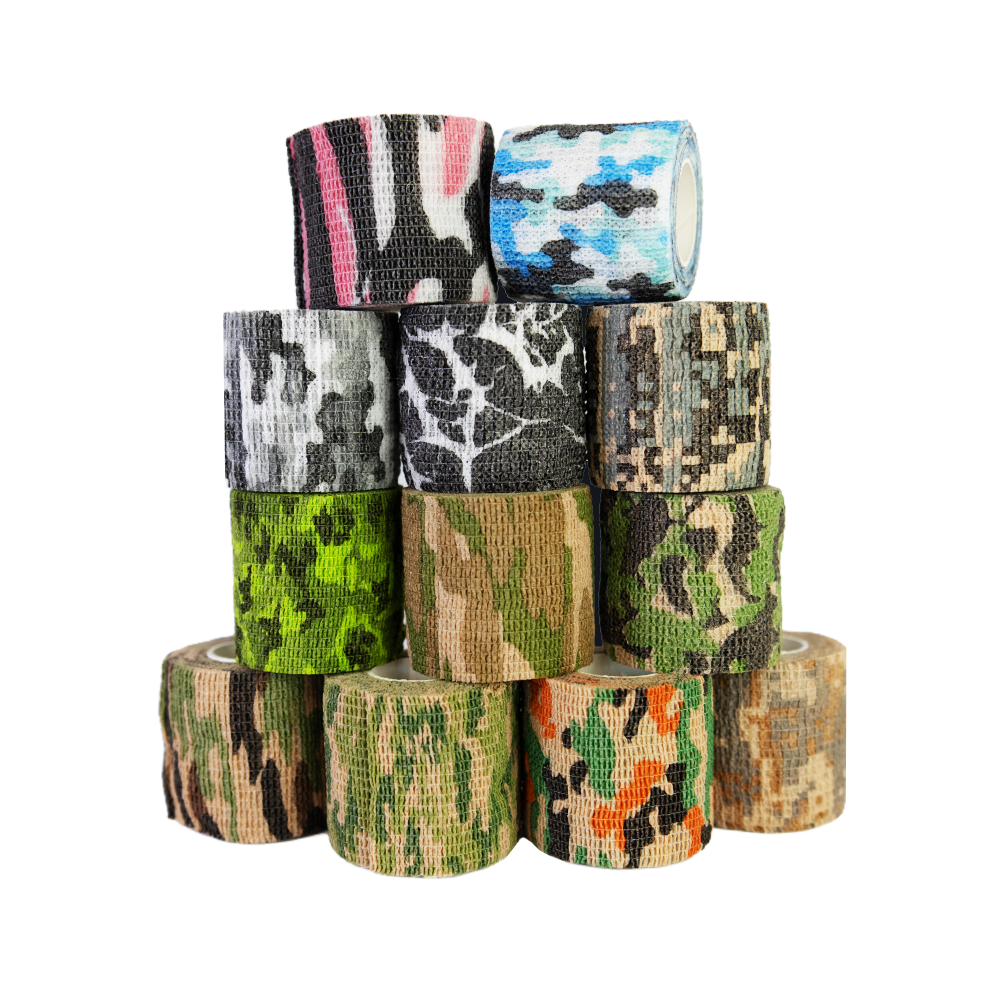 Starr Cohesive Grip Wrap 5cm x 4.5m Camouflage (12)