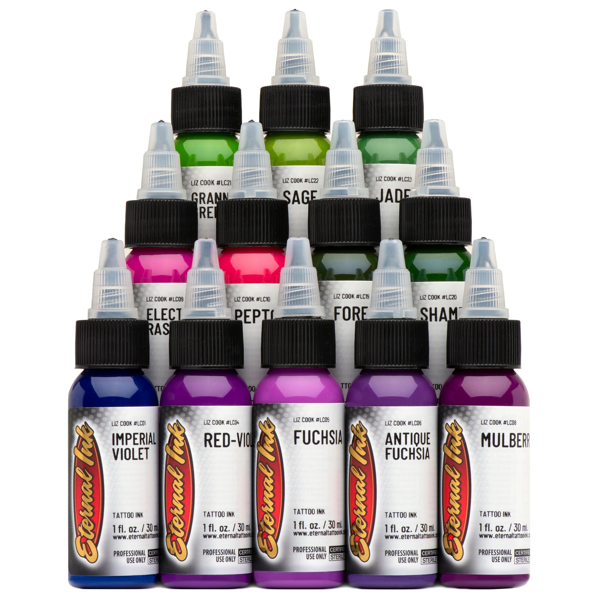Eternal Ink Liz Cook 12 Bottle 1oz Set