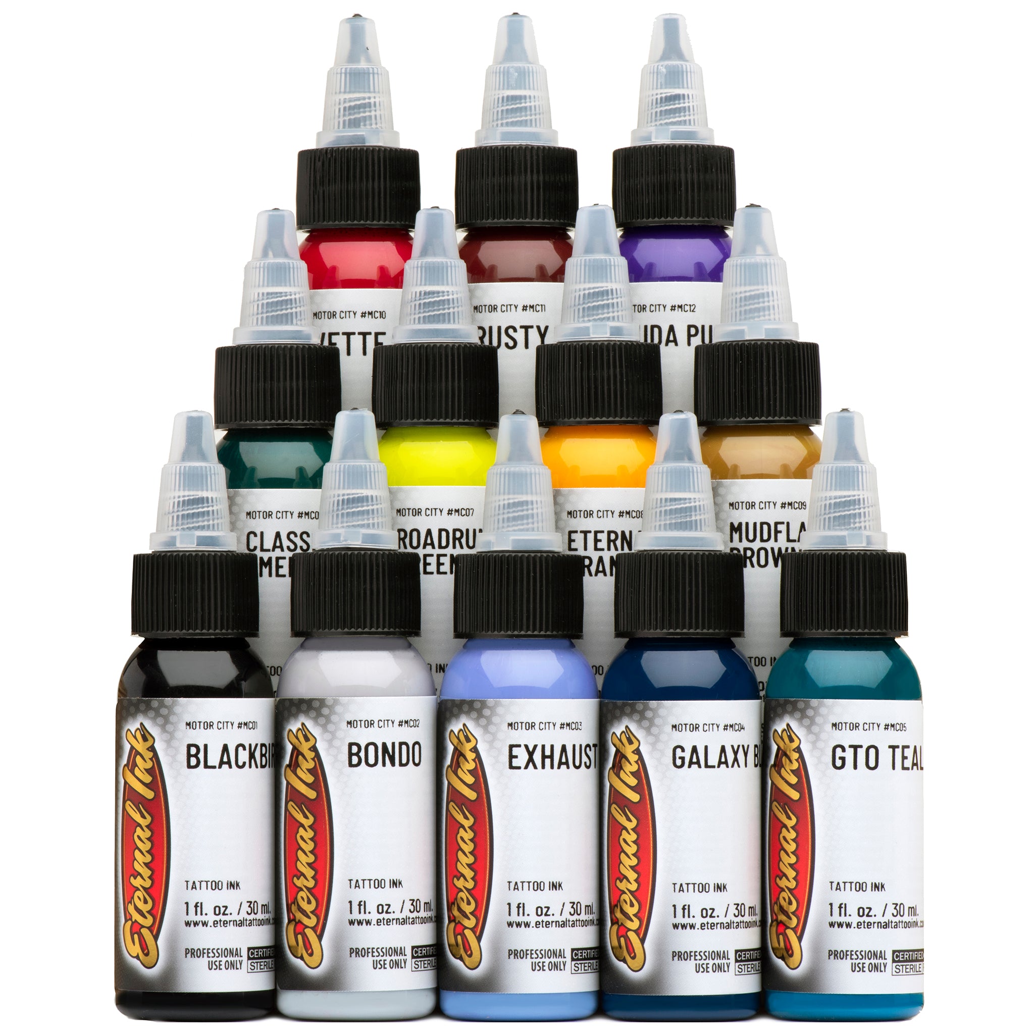 Eternal Ink Motor City 12 Colour 1oz Set