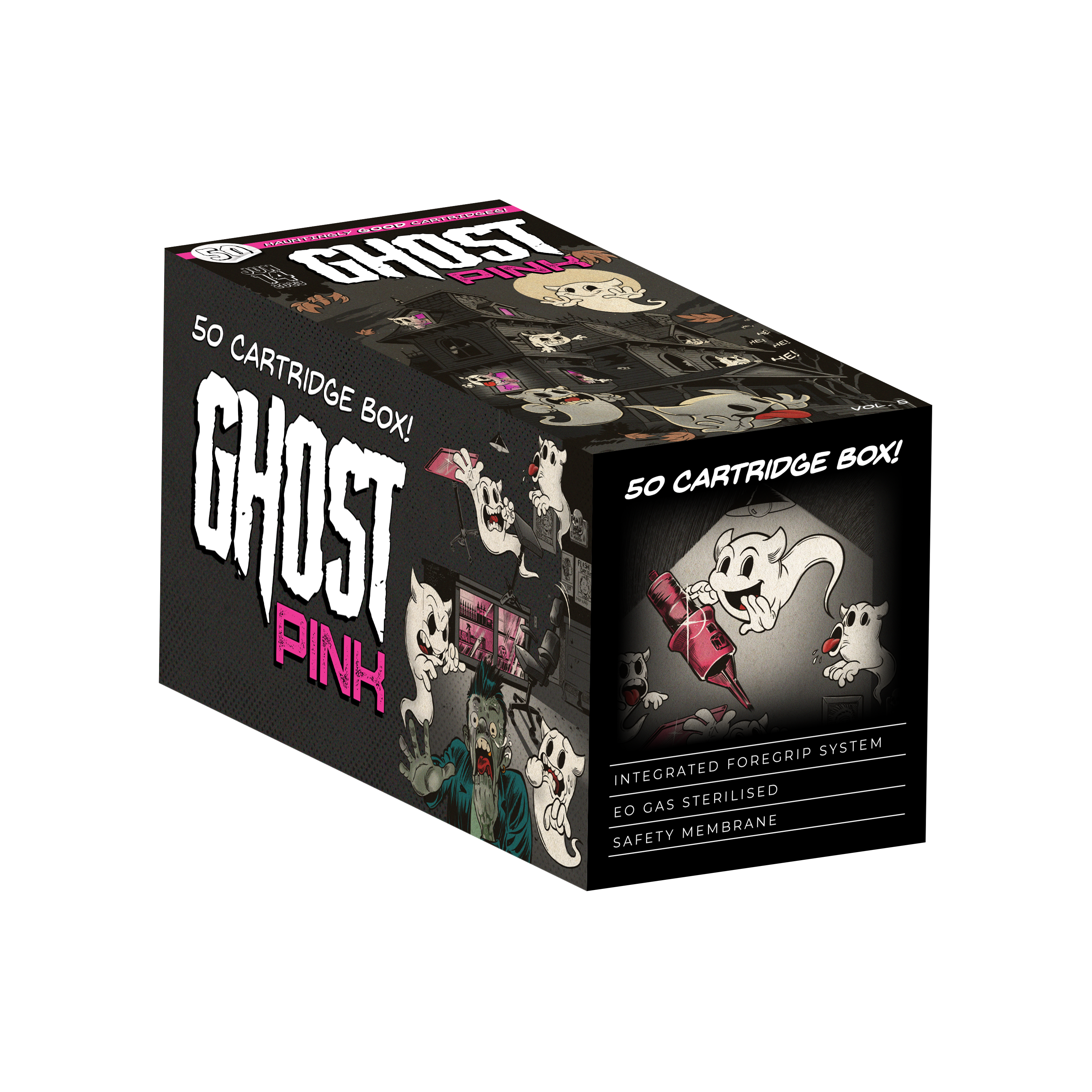 Ghost Pink Cartridges - 50 Boxes - Long Taper