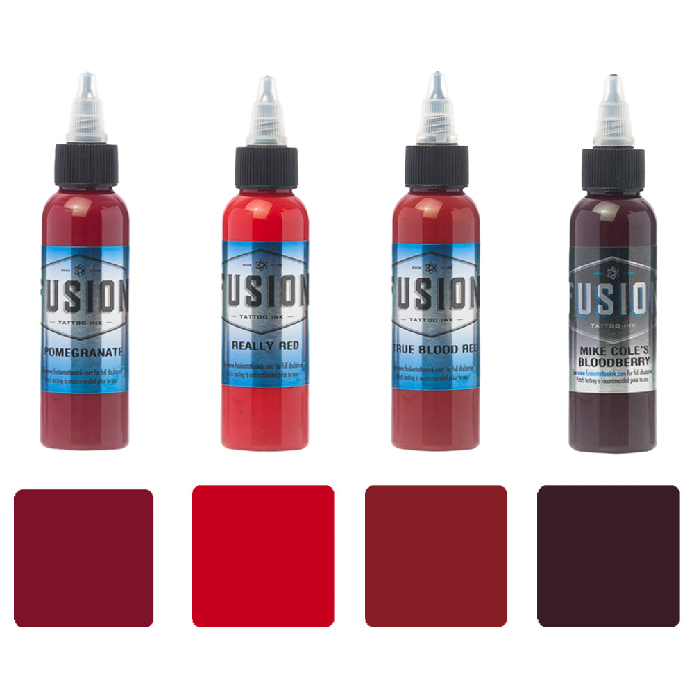 Fusion Ink Blood Set 1oz - 4 Bottles