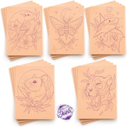 Stencil Skins Neo Trad Set (5 A5 Sheets)