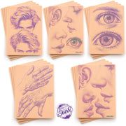 Stencil Skins Portrait Set (5 A5 Sheets)