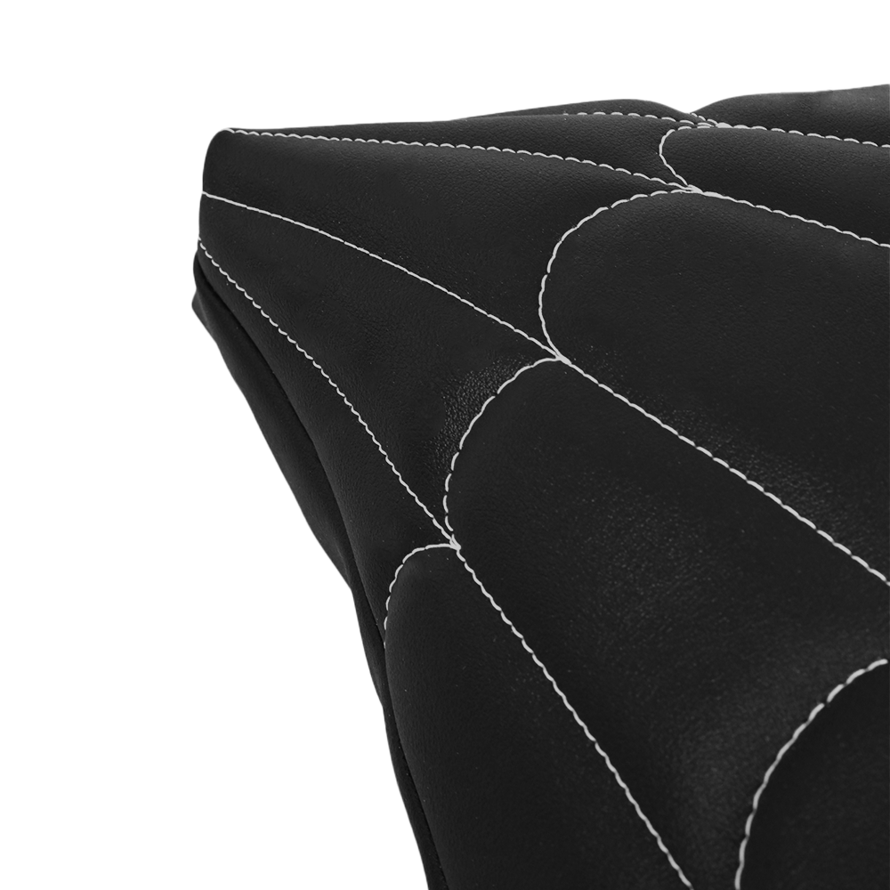 Black Swordfish Cushion White Web Square