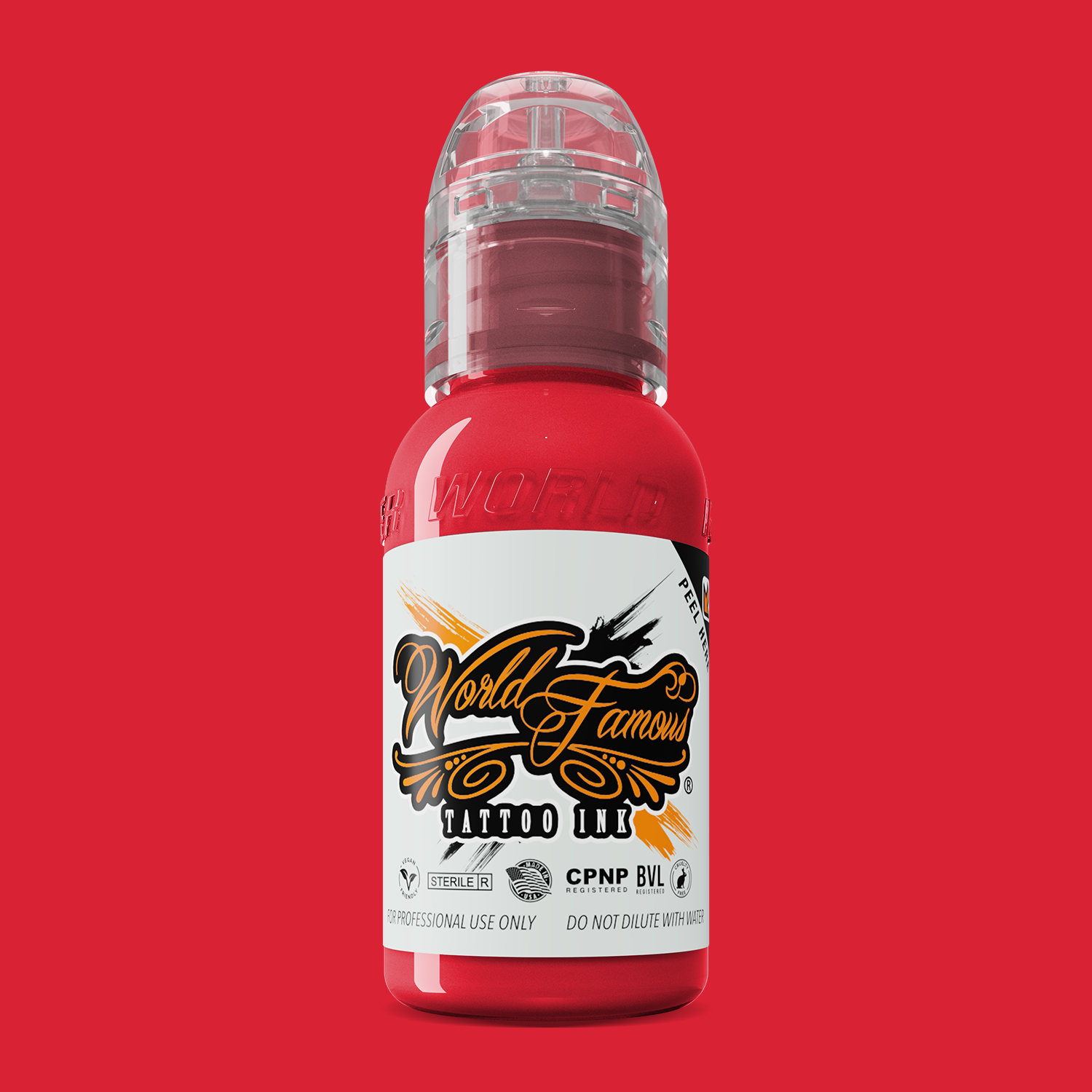 World Famous Ink  J.Ackerman Albert Fish Orange 1oz