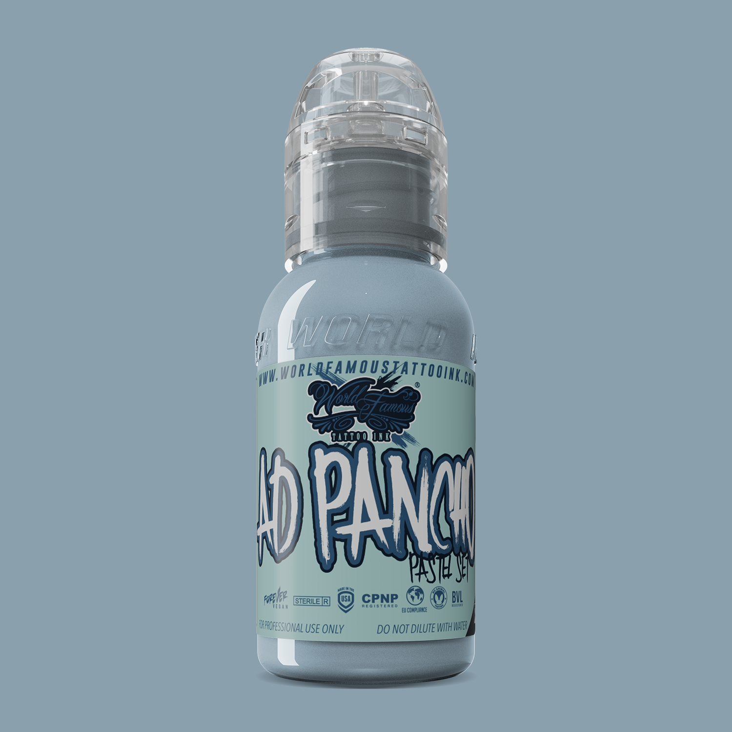 World Famous Ink Pancho Pastel 1 Grey 1oz