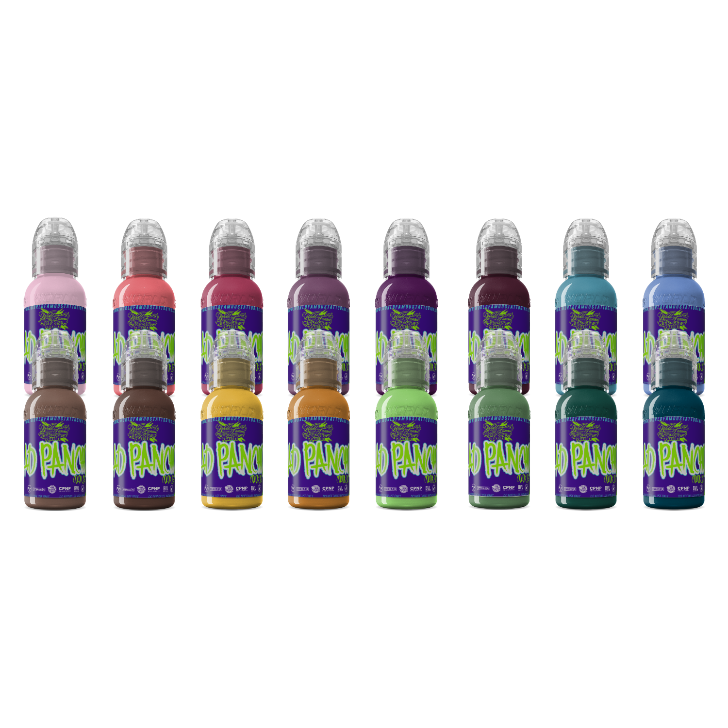 World Famous Ink ProTeam (AD Pancho) SET 16 x 1oz