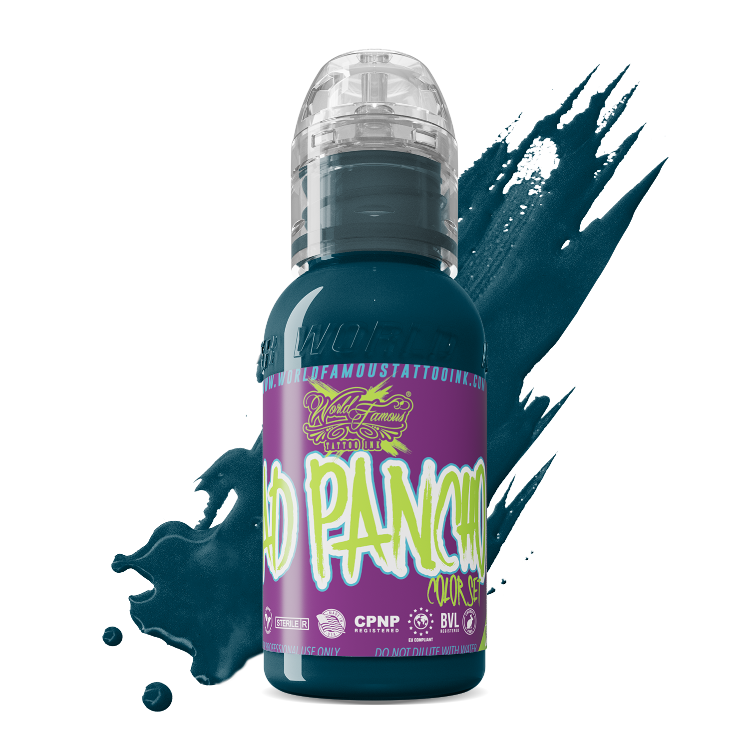 World Famous Ink Pancho Blue (ProTeam) 1oz